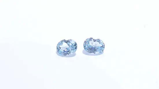 Oval Shape 3X2mm~7X5mm Loose Gemstones Faceted Stone AAA Grade Medium Good Quality Jewelry Making Natural Aquamarine