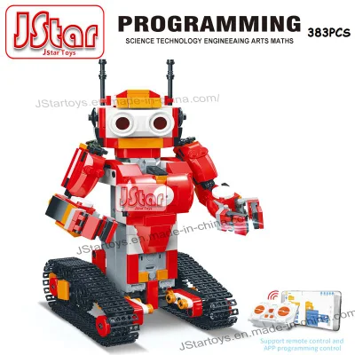 Creative APP Programming Robot Stem Building Block Set Remote Control 389PCS Brick Blocks DIY Kit Learning Educational Science Intelligent Engineering RC Toys