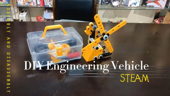 100PCS 8 in 1 Take Apart Car Toy Children Educational Engineering Construction Truck Toy Set Stem Screw Assemble Vehicle Set DIY Building Kit Toys for Kids Boys