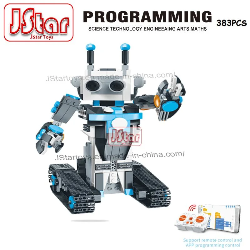 Creative APP Programming Robot Stem Building Block Set Remote Control 389PCS Brick Blocks DIY Kit Learning Educational Science Intelligent Engineering RC Toys