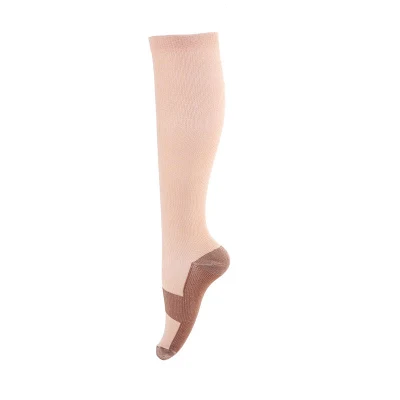 High Quality Colorful Nylon Custom Copper Infused Fibers Miracle Socks Compression Sport Socks 20